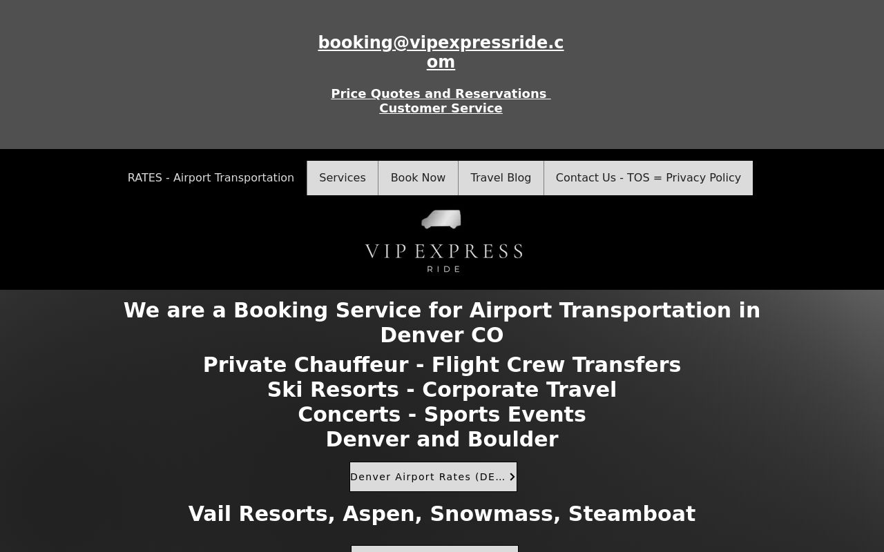 VIP Express Ride and Vail Rides