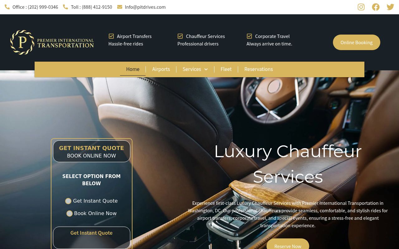 Premier International Transportation Image