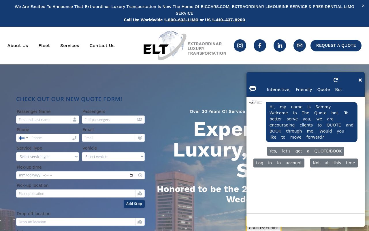 An Extraordinar Limousine Service Image