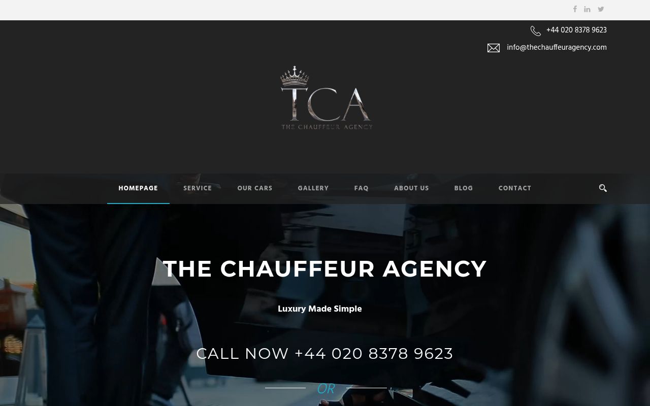 The Chauffeur Agency Image