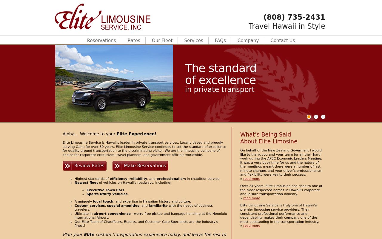 Elite Limousine Service, Inc.