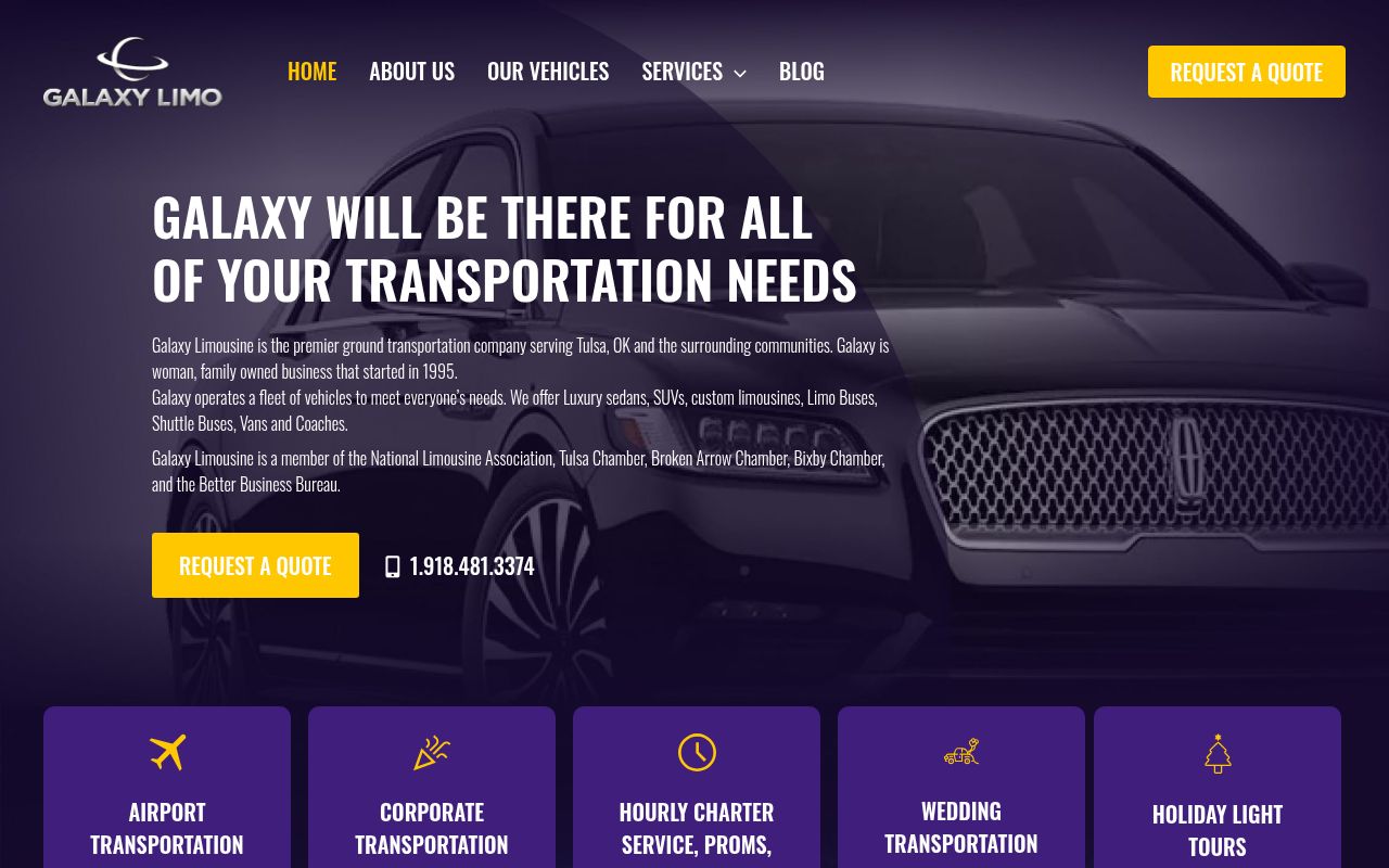 Galaxy Limousine & Executive Charter, Inc.