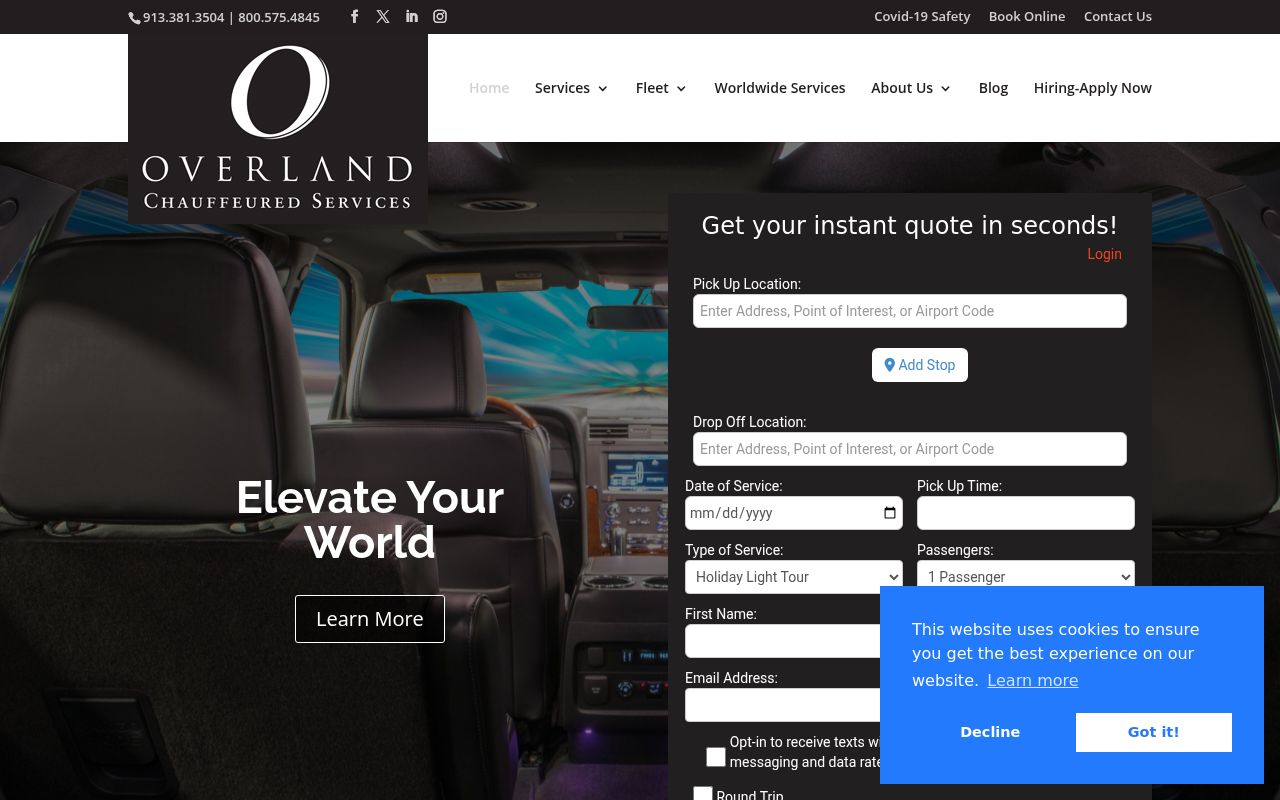Overland Chauffeured Services