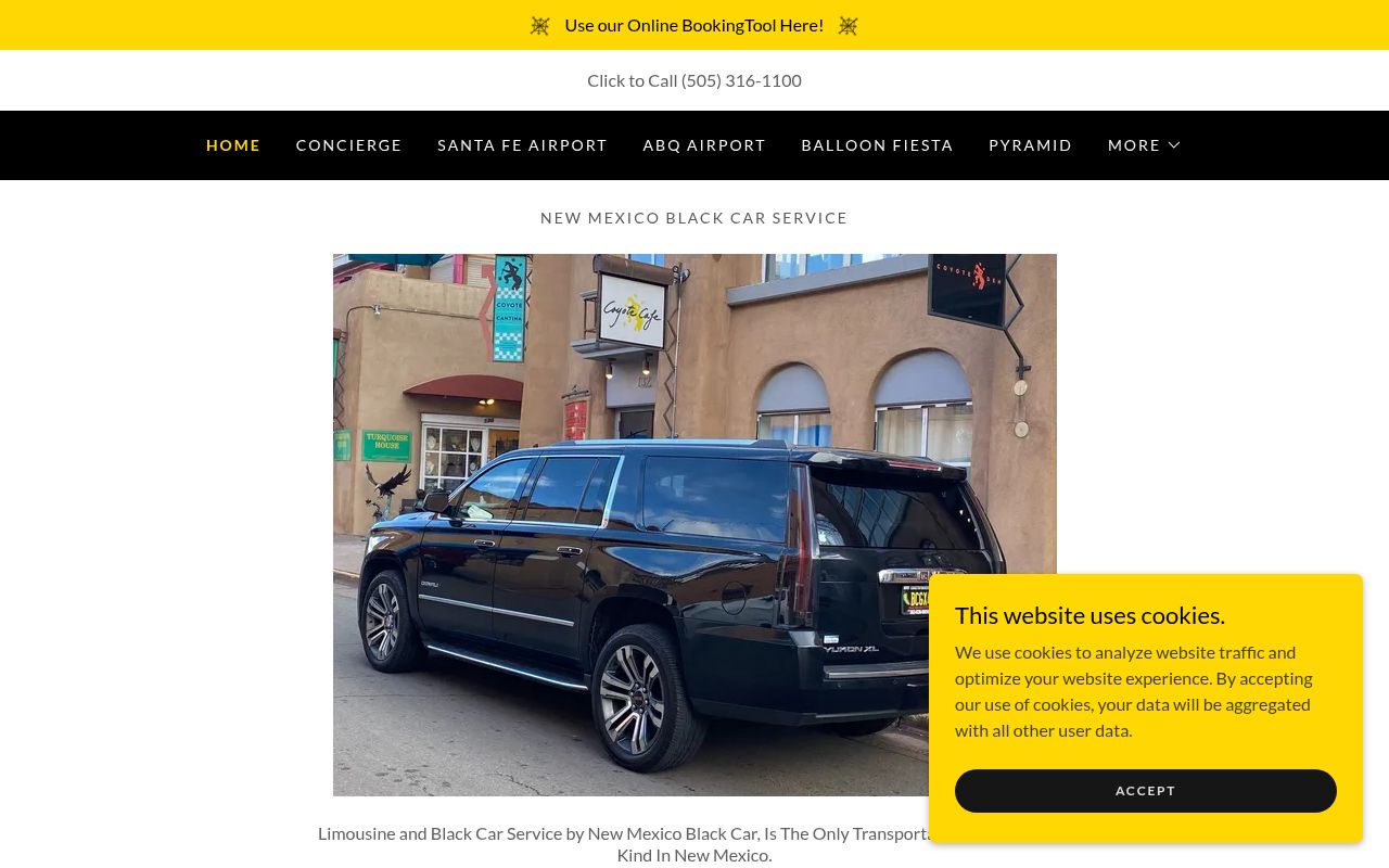 New Mexico Black Car Service Image