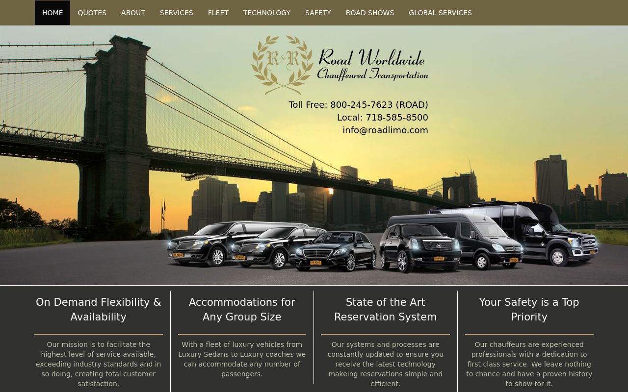 R&R Road World Wide Chauffeured Transportation